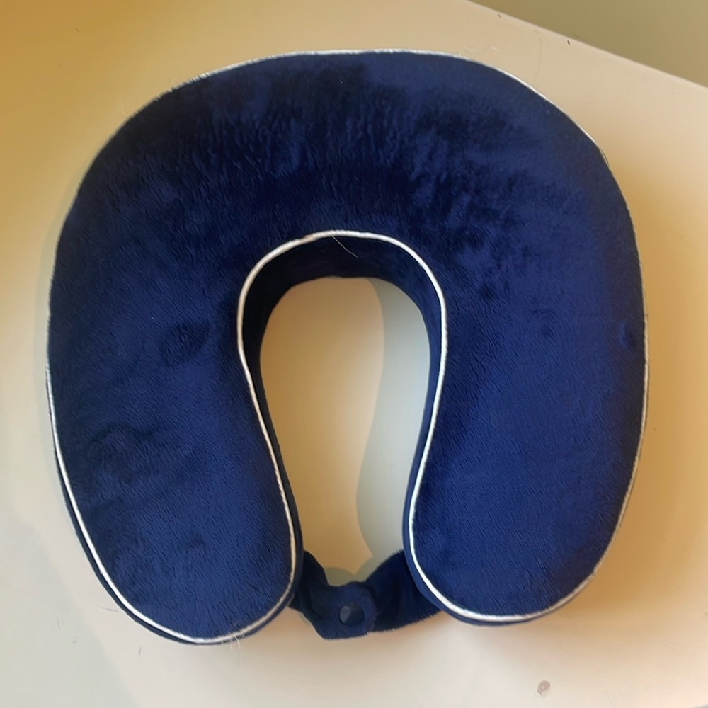 Blue Travel Neck Pillow